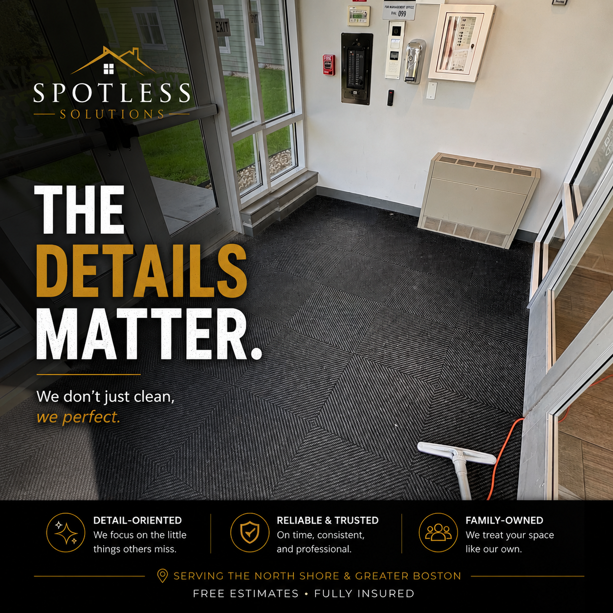 Spotless Solutions — the details matter